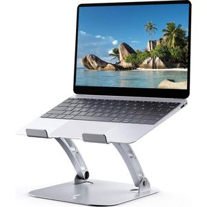 SWILIX ® Laptop Standaard Verstelbaar en Opvouwbaar - Tablet Houder - 10 t/m 17 inch - Laptopstandaard - Laptopverhoger - Tablet Standaard - Laptoptafel