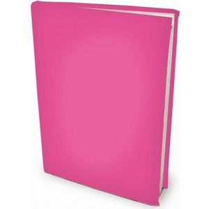 Rekbare Boekenkaft - Roze - A5 - Set van 2 - schoolcampus - school/ Multicolor