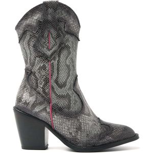 Lazamani Dames Laarsjes 35.120 Grey-Python