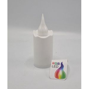Led kaars - S9 - Multi - 1200 branduren - Inclusief batterij - Flikkerend vlam