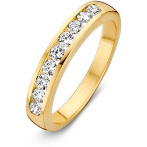 Ring geelgoud zirkonia