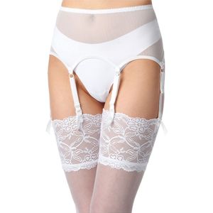 Merry Style Sierlijke Jarretel Gordel - Gordelbretels – Ecru – XXL - MS-KS-912