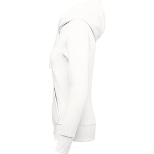 Sweatshirt Dames S Kariban Lange mouw White 85% Katoen, 15% Polyester