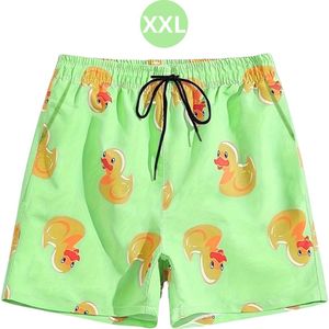 Bovista Zwembroek Heren - Zwem Broek Mannen - Badkleding - Zwemmen - Jongens - Swimming Shorts - Zomerbroek - Gras Groen - Maat XXL