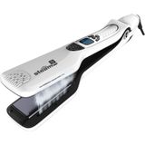 SteamPlus® Premium Stoom Stijltang met Keramische platen - Wit