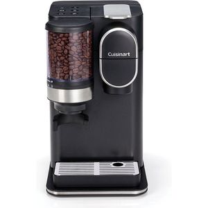 Cuisinart - Single Serve Koffiezetapparaat - Filterkoffie - Ingebouwde RVS koffiemolen - 3 kopgroottes - Herbruikbare filterpod - Zwart