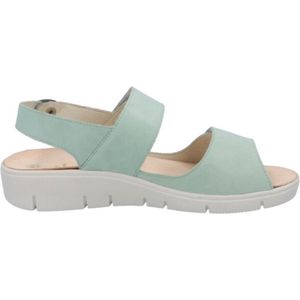 SOLIDUS - Sandalen - dames - Honey 76010-70276 - Jade, mint, nubuk - maat EU: 39 1/3 en UK: 6