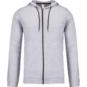 Kariban Hooded vestje van licht katoen K438 - Oxford Grey - XXL