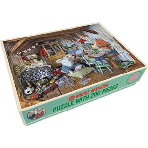 Bekking & Blitz - Puzzel – 200 stukjes - Kunst - Sam’s Slaapkamer - Mouse Mansion - Het Muizenhuis