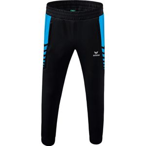 Erima Six Wings Worker Broek Heren - Zwart / Curaçao | Maat: S