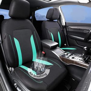 AUTO PLUS Universele Mesh Auto Seat Cover Set Voiture Accessoires Interieur Unisex Fit Meest Auto Suv Track Van Met Rits Airbag Compatibel