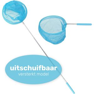 Dutchwide Schepnet - Vijver - Vis - Vlinder - Net - Uitschuifbaar - Kinderen - Zwembad - Visnetje - Schep - Netje - Kinder - Speelgoed