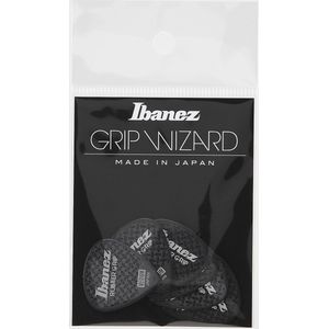 Ibanez PA16MRG-BK Rubber Grip Plectrums 0.8mm (Black) - Plectrum set