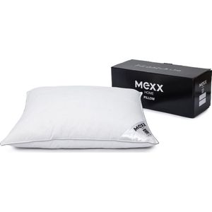 Mexx Excellent - Hoofdkussen medium - dons en veren - katoenen tijk - absorberend - 60 cm x 70 cm