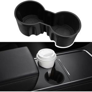 Inzetstuk voor bekerhouder in middenconsole - Tesla Model Y Model 3 - Motrobe 2022 2021 - Past op nieuwe console Car cup Holder