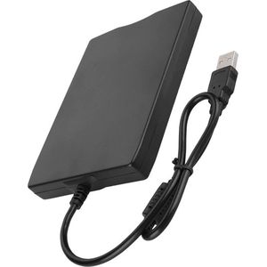 Externe Draagbare Floppy Disk Drive - USB Floppy 20×15×3 1.44M Zwart