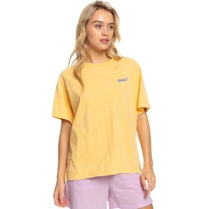 Roxy Moonlight Sunset B T-shirt Met Korte Mouwen Geel S Vrouw