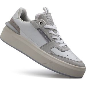 Cruyff Endorsed Tennis Varsity Sneakers - Leren Sneaker - Dames - Grijs - Maat 39