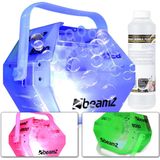 Bellenblaasmachine - BeamZ B500LED + bellenblaasvloeistof concentraat (250ml)