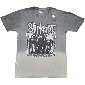 Slipknot - Barcode Photo Heren T-shirt - XL - Grijs