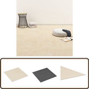 vidaXL Vloerplanken Zelfklevend - 5,11 m² - Beige Pvc Vloeren - Pvc Vloerplanken - Zelfklevende Vloer - Beige Vloer - Laminaat Look