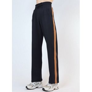 Montar Sweat Pants contrast - maat M - dark navy/toffee