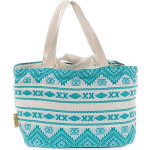 Mycha Ibiza - Strandtas - Blauw - Myc26013