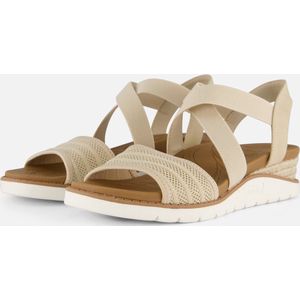 Skechers Arch Fit Beach Kiss-Boho Beyo Dames Sandalen - beige - Maat 41