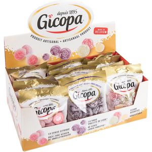 Gicopa display top mix snoep zakjes 18x100g