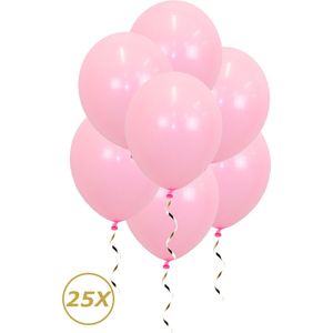 Roze Helium Ballonnen Gender Reveal Versiering Feest Versiering Ballon Baby Shower Roze Geboorte Decoratie - 25 Stuks