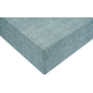 Zohome Hoeslaken Lino - Onderlaken voor tweepersoonsbed - 140x200 - 100% Katoen - Groen