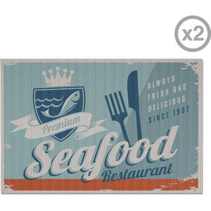 Balvi Placemat Seafood 2x