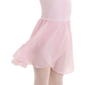 Dancer Dancewear® Balletrokje meisjes ""Symfonia"" | in het ROZE | Wikkelrokje voor meisje | Maat 116/128 | maat 8/10 Jaar