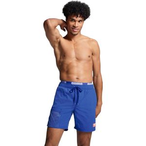 Puma Zwembroek Heren Utility Mid Shorts Benjamin Blue - Maat XL