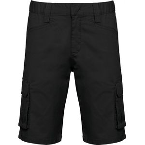 Bermuda/Short Heren 5XL WK. Designed To Work Black 65% Katoen, 33% Polyester, 2% Elasthan