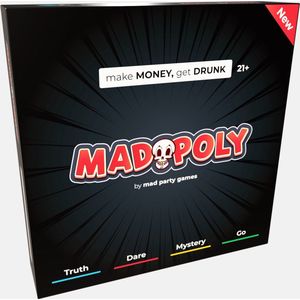 MadPoly - 360 Truth or Dare opdrachtkaarten - actie spellen -spellen voor volwassenen - inclusief shot glass