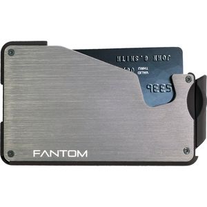 Fantom Wallet - Fantom S - regular (zonder coinholder) - 8-13cc slimwallet - unisex - zilver