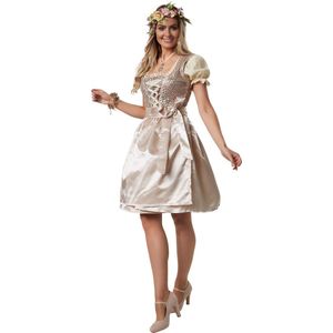 dressforfun - Mini-dirndl Burgau model 1 M - verkleedkleding kostuum halloween verkleden feestkleding carnavalskleding carnaval feestkledij partykleding - 302986