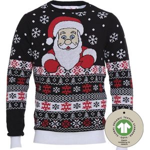 Foute Kersttrui Dames & Heren - Christmas Sweater ""De Lievelingstrui van de Kerstman"" - 100% Biologisch Katoen - Mannen & Vrouwen Maat S - Kerstcadeau