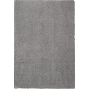 Vloerkleed Soft Touch Sunset Grey Grijs - Tapijten woonkamer - Hoogpolig - Extreem zacht - 300x400