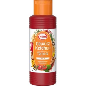 Hela - Kruidenketchup Tomaat - mild - 300 ml - Doos 6 fles