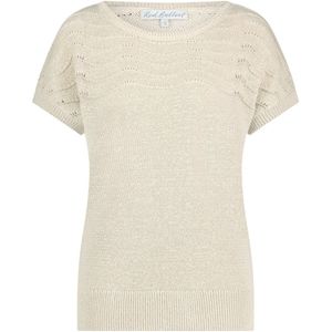 Red Button T-shirt Jerry Top Srb4483 Pearl Dames Maat - XL
