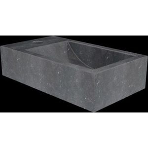 Basic Hit fontein hardsteen met kraangat links 40 x 10 x 23 cm, hardsteen