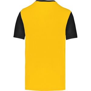 Tweekleurig herenshirt jersey met korte mouwen 'Proact' Yellow/Black - 3XL