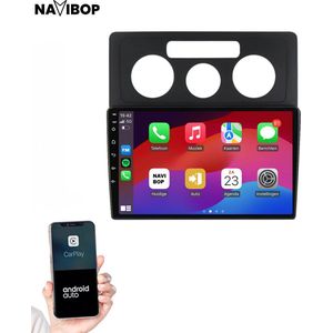 Geschikt voor Volkswagen Caddy | 2003 t/m 2018 | 10"" Android 14.0 Autoradio | Apple CarPlay & Android Auto | Bluetooth 5.4 | GPS Navigatie | NAVIBOP N-VWC-2812