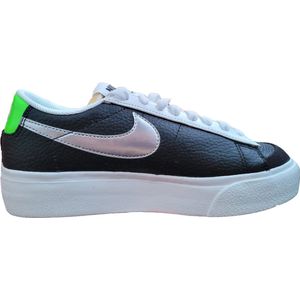 Nike Blazer Platform - Dames Sneakers - Black/Metallic Silver - Maat 38