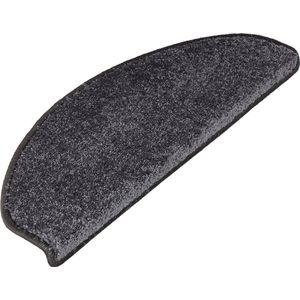 Karat Trapmat - Sundae - Zelfklevend - Halfrond - Antraciet - 23,5 x 65 cm