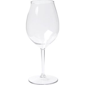 Depa Wijnglazen - 4x - transparant - onbreekbaar kunststof - 510 ml - voor rode en witte wijn