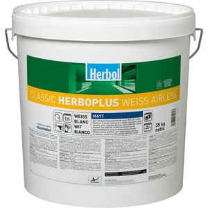 Herbol Classic HerboPlus WIT - Airless verspuitbare muurverf 35KG
