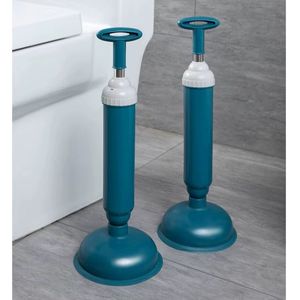 Siliconen Toilet Ontstopper met Hogedrukpomp – Afvoerreiniger, WC Ontstopper, Gootsteenontstopper en Rioolontstopper voor Badkamer, Keuken en Douche-BLAUW